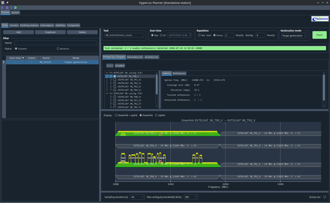 HyperLoc Planner — tâche de géolocalisation cible avec validation des références
